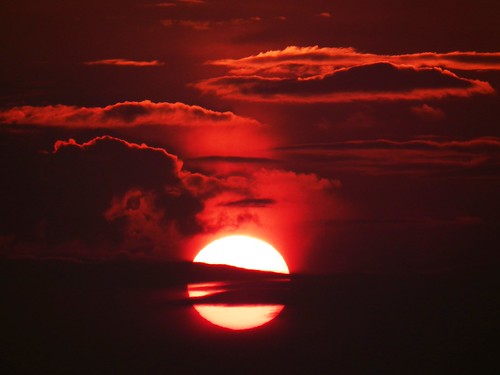 sunset sky finepix fujifilm skyfire ferryhill hs10 justclouds april2011 helenmariebrown