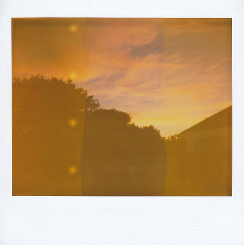 sunset film polaroid instant spectra expired