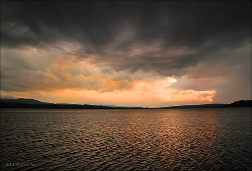 sunset orange storm water clouds arkansas stormysky lakedardanelle zormsk arkansasstatepark