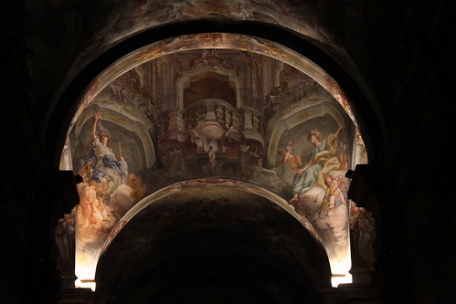 chiesa affreschi fresco volta affresco vercelli sancristoforo