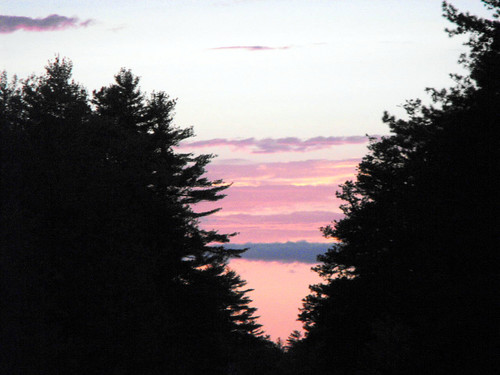 travel sunset summer usa nature clouds landscape photo woods day photos maine scenic rong58