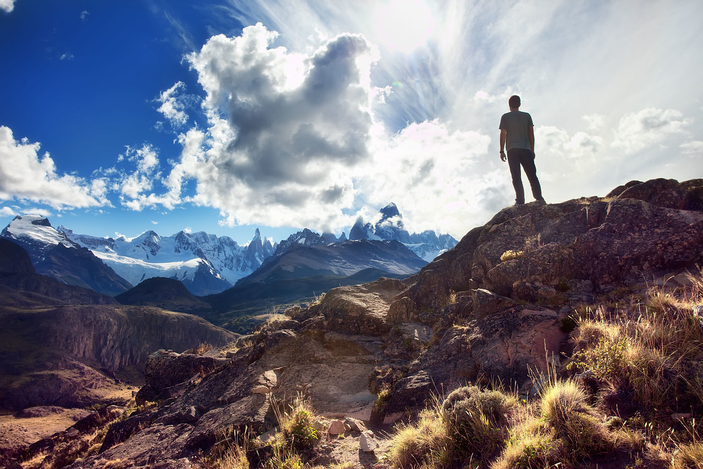 Top 5 Places I Want To Visit - 'Peeking Through', Argentina, El Chalten, Mt. Fitzroy