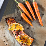Roasted Salmon with Oranges