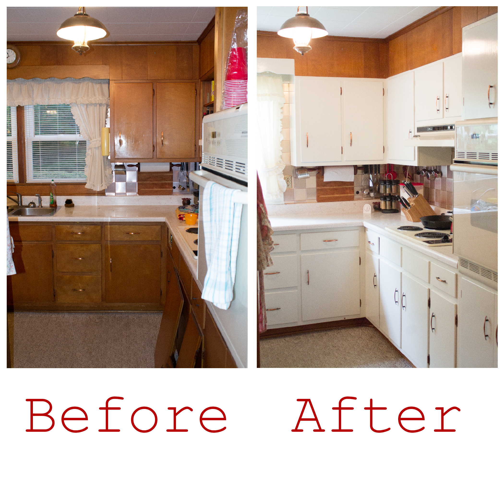 Kitchen: Before and After