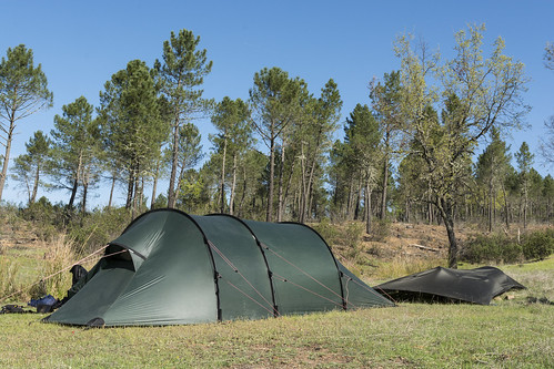 camping wild camp españa mountain green girl forest sleep free tent stealth tarp castillalamancha sierramorenadeciudadreal