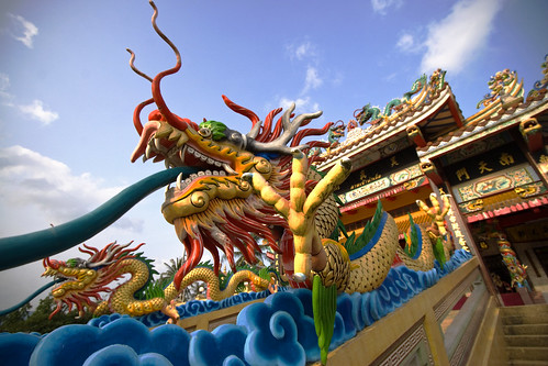 Dragon at Tha Reua Chinese Shrine, Phuket