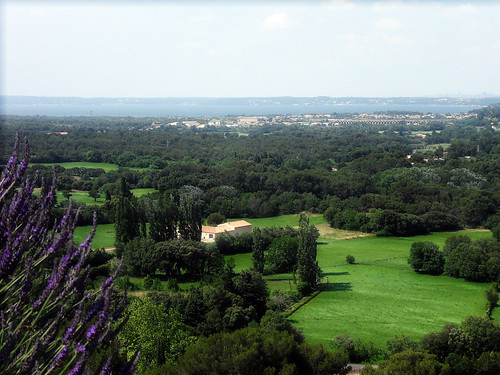 panorama france de landscape provence francia paesaggio provenza etang berre doppia
