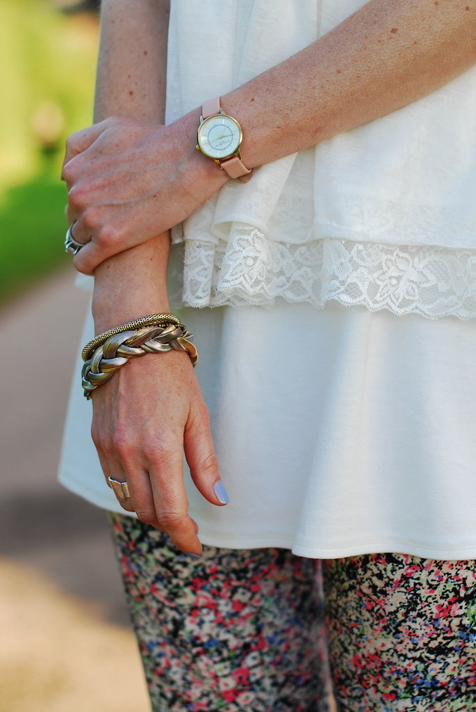 White summery layers with florals