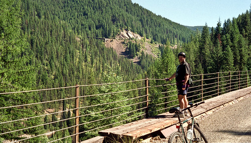spokane idaho bikeride mountainpass railtrail abandonedrailroad milwaukeeroad bitterrootmountains scannedapsfilm