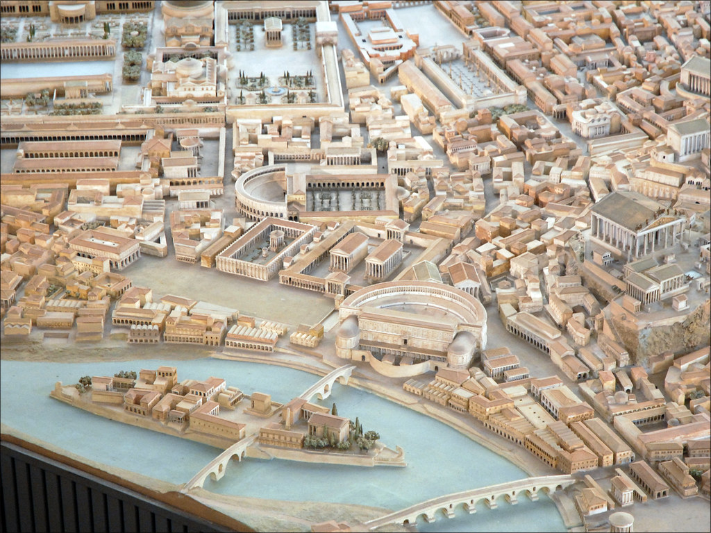 Maquette de Rome (musée de la civilisation romaine, Rome)
