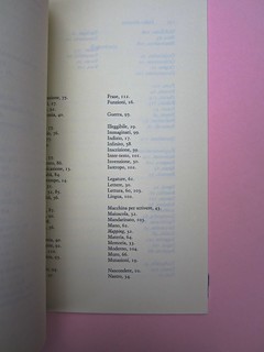Roland Barthes, Variazioni sulla scrittura. Einaudi 1999. [Responsabilità grafica non indicata]. Indice sinottico: pag. 131 (part.), 1