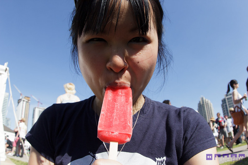 Popsicle Selfie @ Field Trip 2014