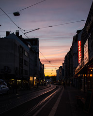 Sunset in the Street