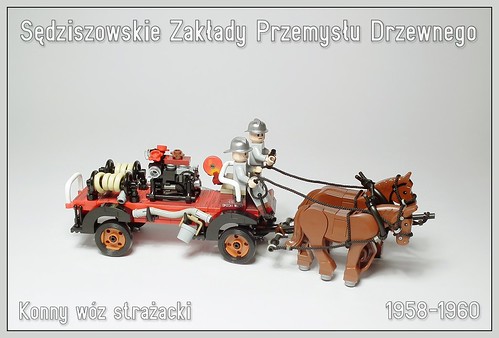 SZPD (Timber Works Sędziszów) horse fire engine, Poland, 1958-1960