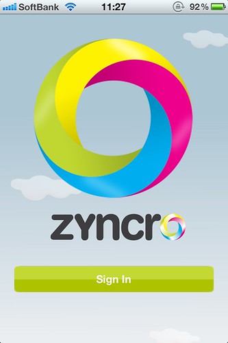 社内SNS ZyncroのiPhoneアプリ