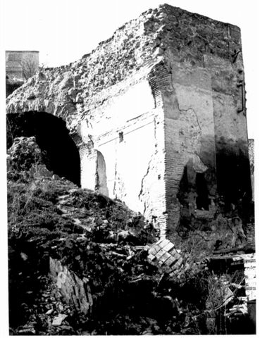 Ruinas del Convento de San Pedro y San Pablo en los años 60. Foto Villasante