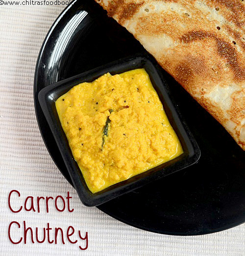 carrot chutney without coconut