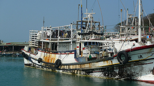 台灣漁船，圖片來源：準建築人手札網站 Forgemind ArchiMedia
