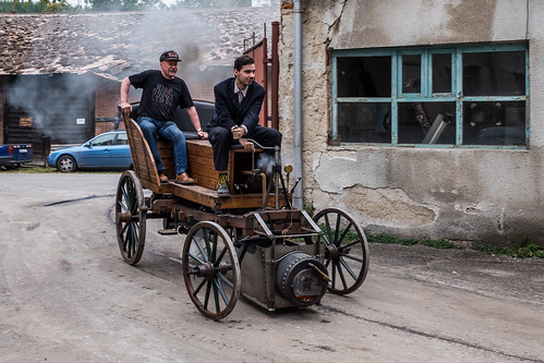 1815 steam automobile josef božek parní vůz automobil den otveřených dveří muzeum starých strojů žamberk 2016