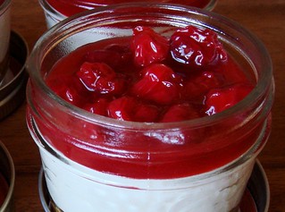 Cherry Cheesecake In A Jar