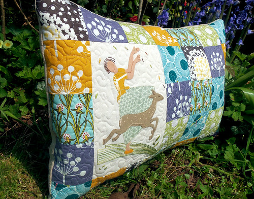 Springtime Quilted Cushion Cover (2)