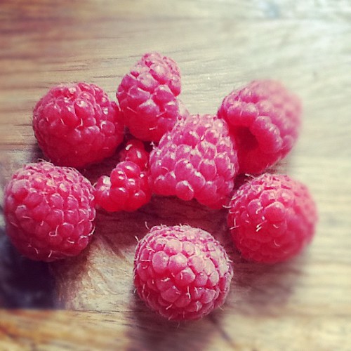 First raspberries! There may not have been sunshine for last 2 weeks but these beauties made it. So excited.