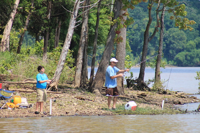 Catch a fish at Staunton River State Park, Virginia