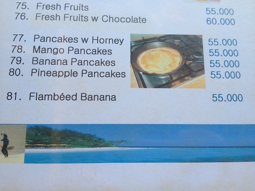 "Pancakes w Horney" #lostInTranslation Now what exactly are they trying to serve up?