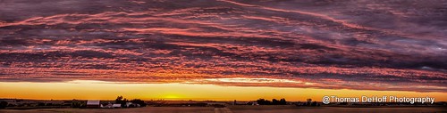 sunset panorama rural sony iowa reds a580