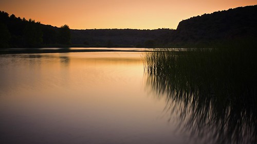 sunset españa water landscape atardecer spain agua paisaje laguna castilla mancha