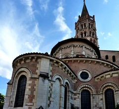 Basilica of St. Sernin, 1070-1120, Toulouse, France, Romanesque, Christian pilgrimage site. 