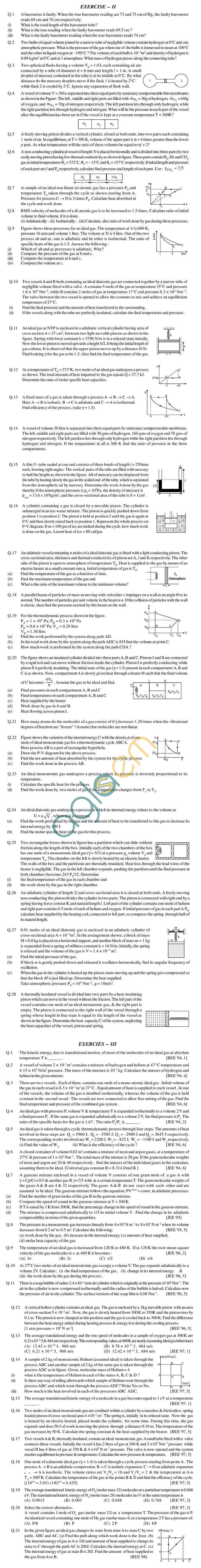 Physics Study Material - KTG & Thermodynamics