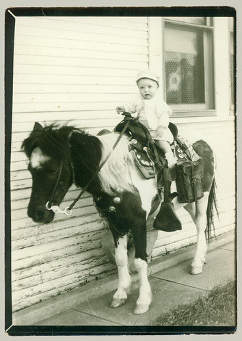 Small child on a horse