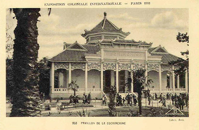 Exposition coloniale 1931 - Pavillon de la Cochinchine