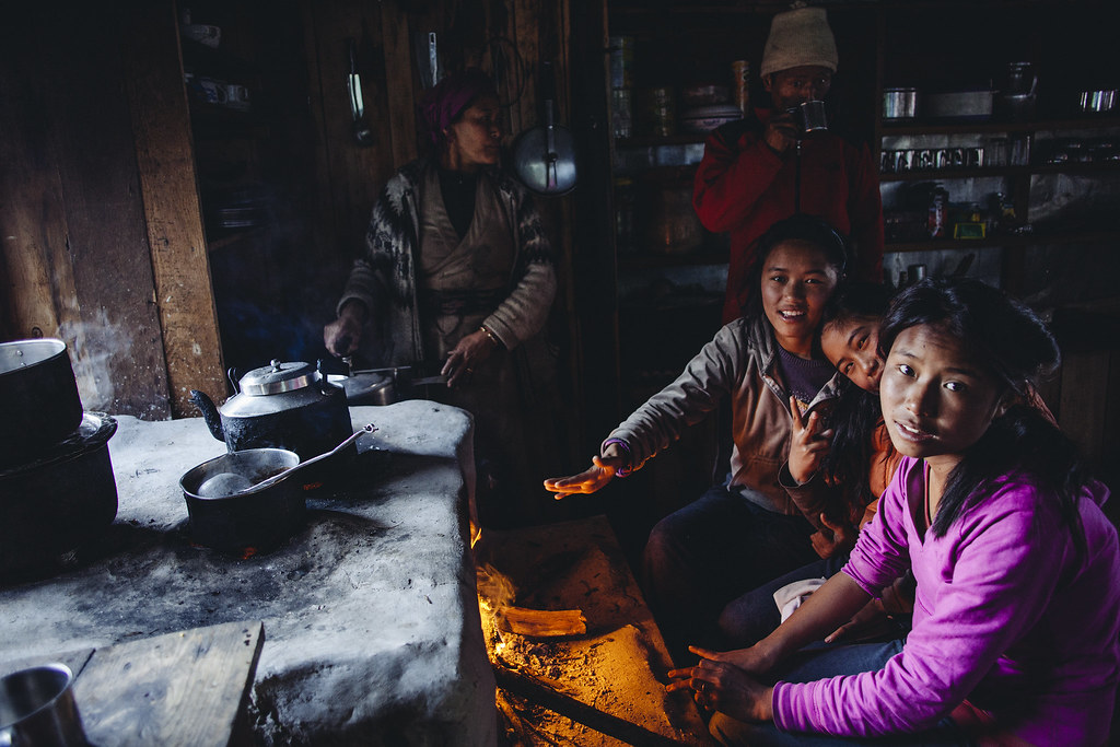 Nepal Himalaya | Inside Teahouse Kitchen