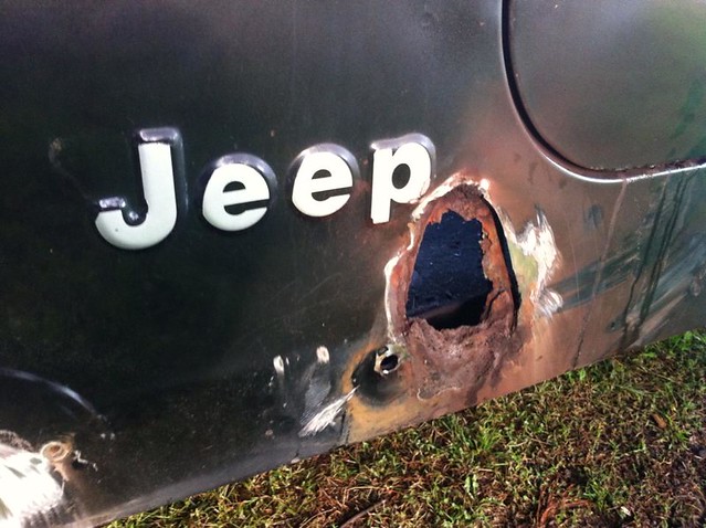 Repairing the Infamous Rocker Panel Hole | Jeep Wrangler Forum