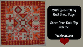 Pat Sloan 2014 Globetrotting Quilt Show banner