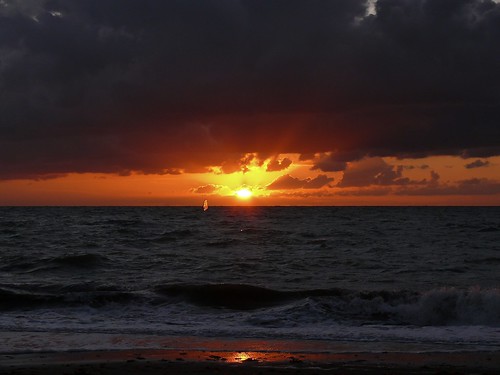 summer beach sunrise sonnenuntergang abendstimmungammeer ostseewindsurfer