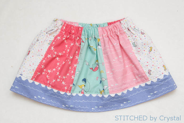 STITCHED by Crystal: Saltwater Skirt Tutorial with Riley Blake Fabrics