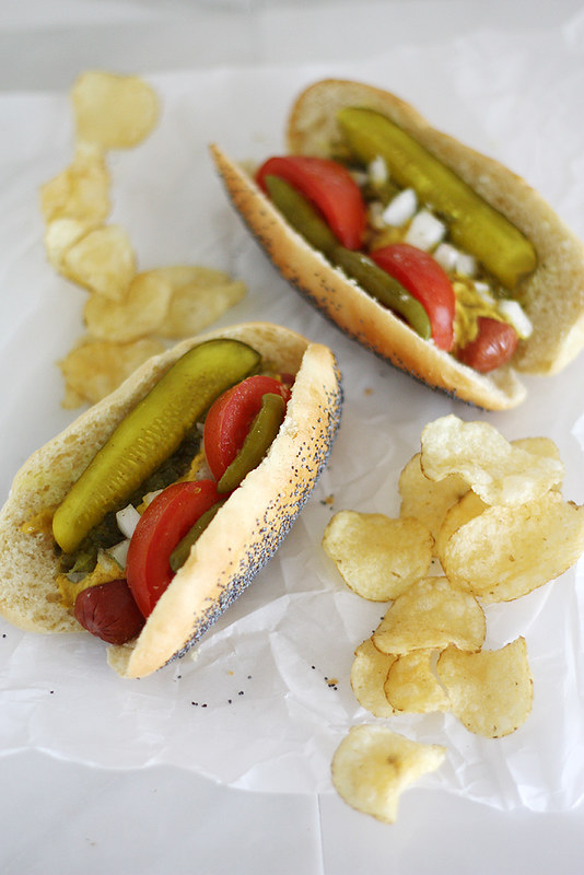 chicago-style hot dog buns