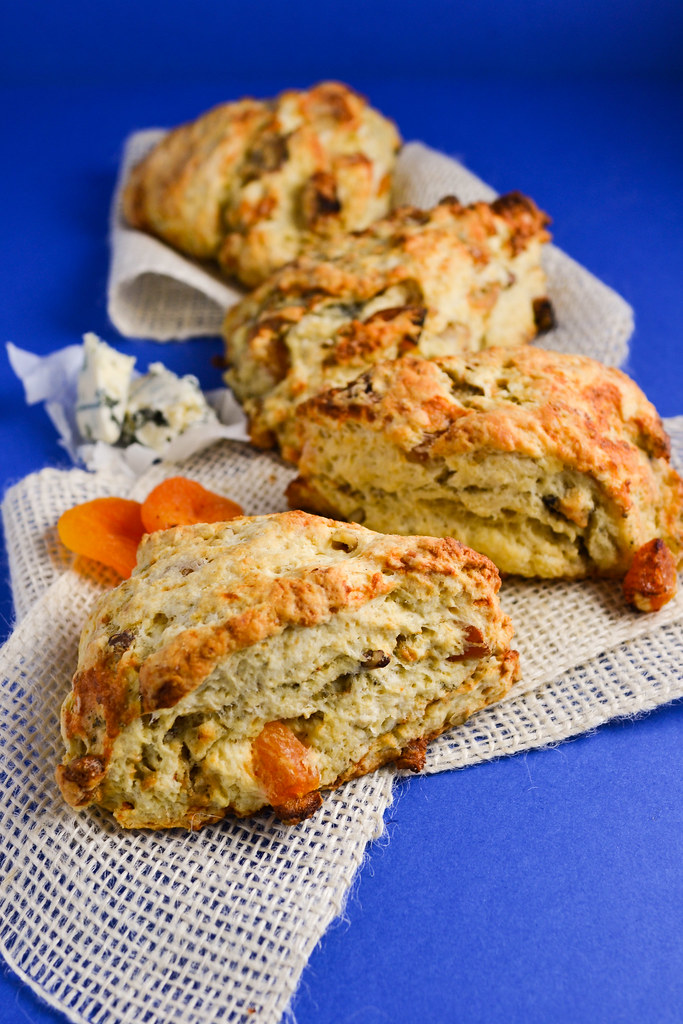 Apricot, Walnut, and Blue Cheese Scones | Things I Made Today