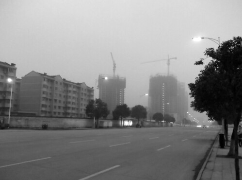 china fog buildings 中国 hunan publicdomain 湖南 huaihua 怀化