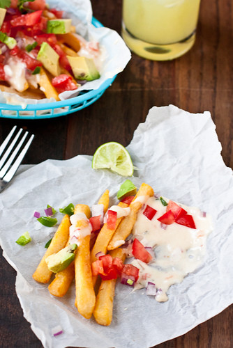 Loaded Fries with Chile con Queso