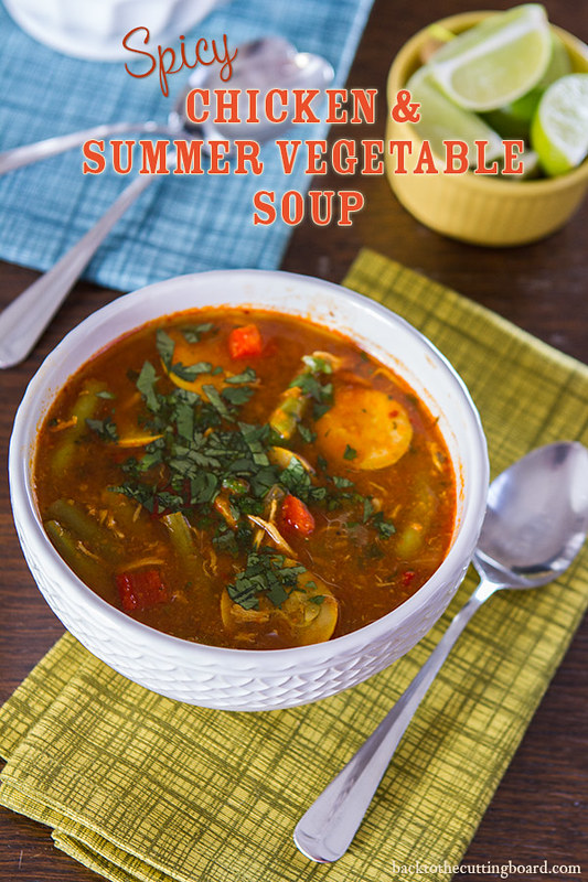 Spicy Chicken and Summer Vegetable Soup