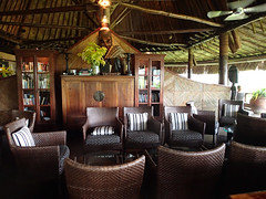 Cool living room at the main hut