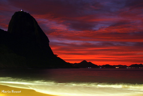 praia riodejaneiro sunrise natureza alvorada nascerdosol praiavermelha