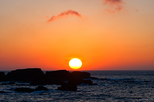 sunset sea costa sun sol atardecer coast mar spain nikon rocks asturias rocas verdicio gozón d40