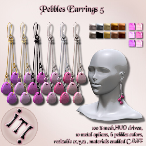 !IT! - Pebbles Earrings 5 Image