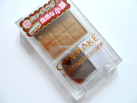 Canmake Shading Powder review swatch