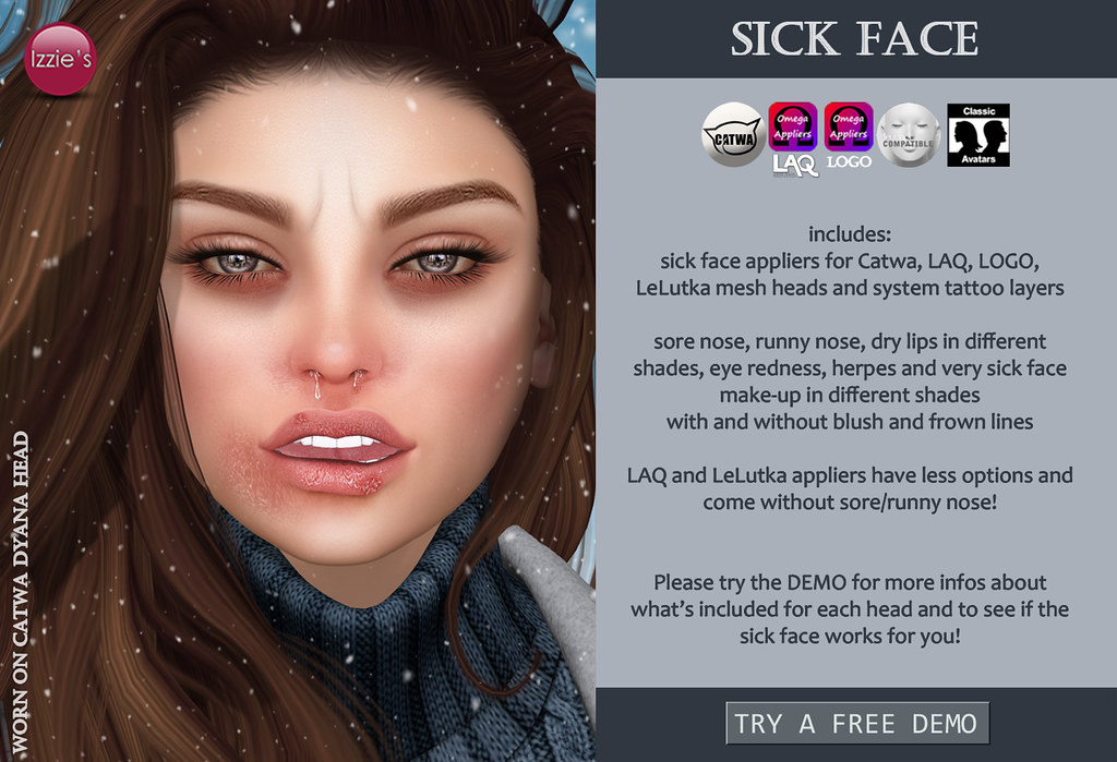 Sick Face (for Tannenbaum) - SecondLifeHub.com
